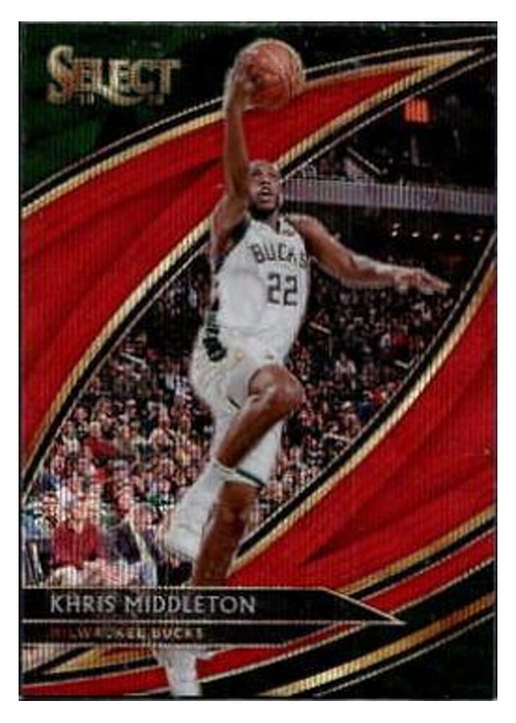 2019-20 Panini Select Base Set Khris Middleton #221 card