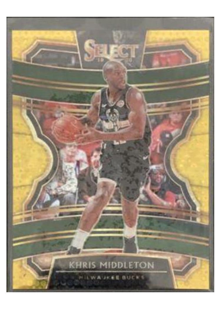 2019-20 Panini Select Base Set Khris Middleton #95 card