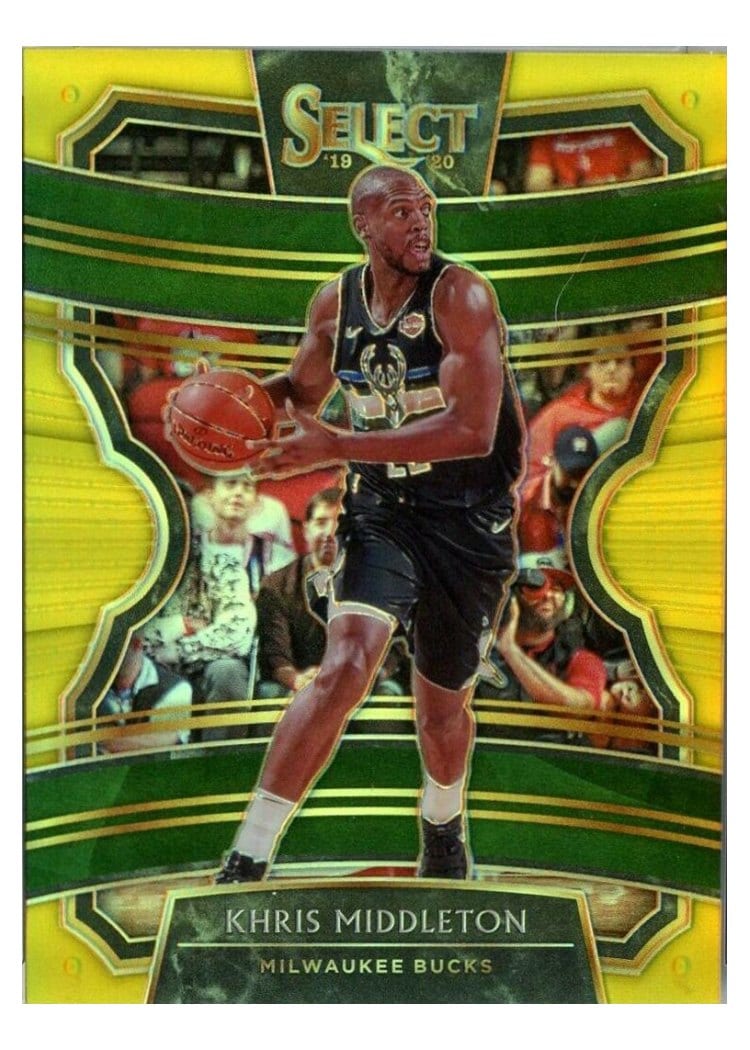 2019-20 Panini Select Base Set Khris Middleton #95 card