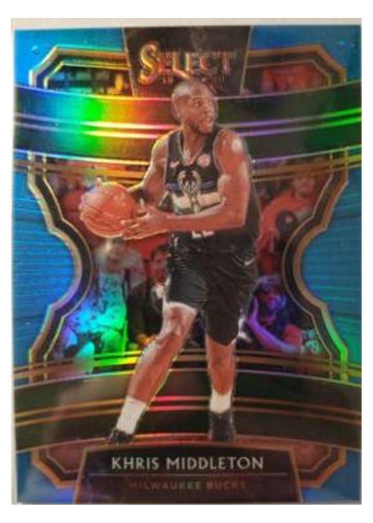 2019-20 Panini Select Base Set Khris Middleton #95 card