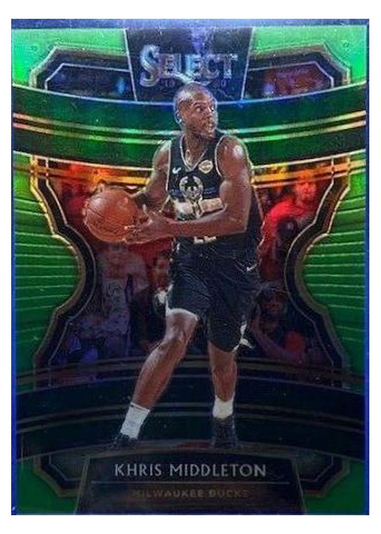 2019-20 Panini Select Base Set Khris Middleton #95 card
