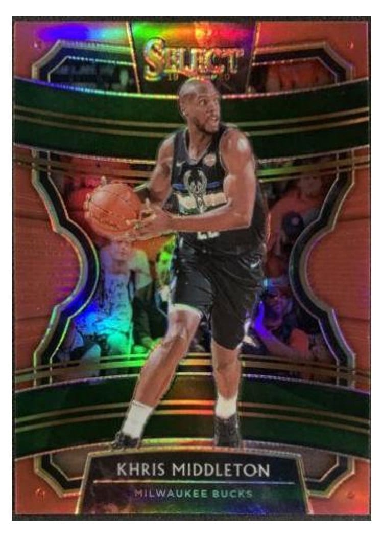 2019-20 Panini Select Base Set Khris Middleton #95 card