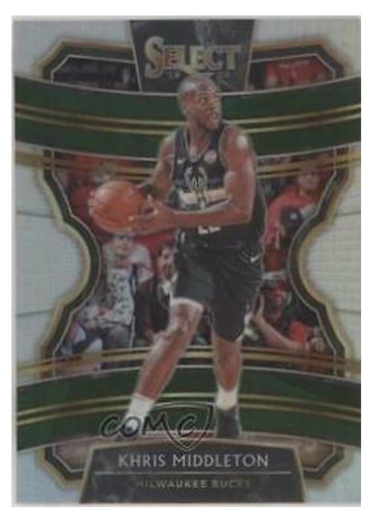 2019-20 Panini Select Base Set Khris Middleton #95 card