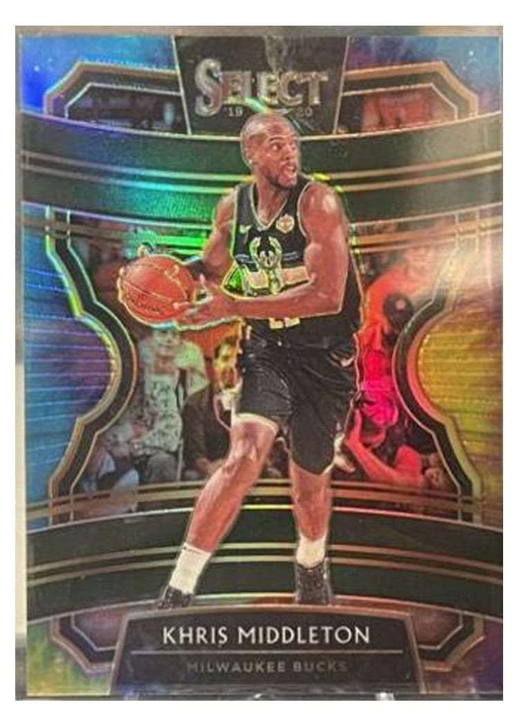 2019-20 Panini Select Base Set Khris Middleton #95 card