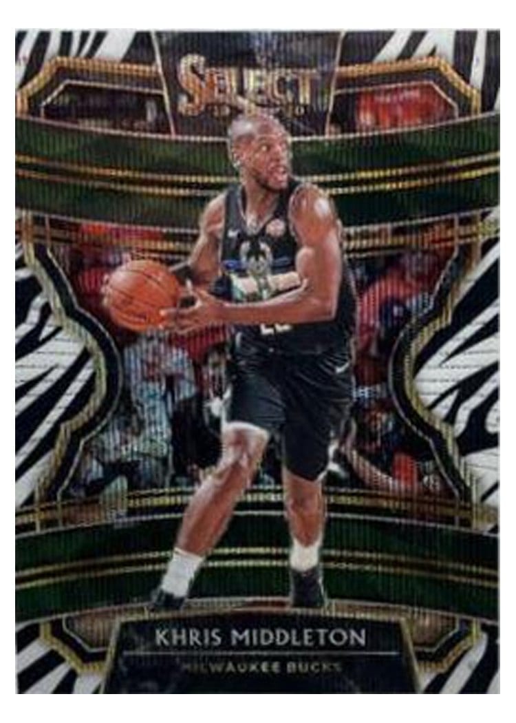 2019-20 Panini Select Base Set Khris Middleton #95 card