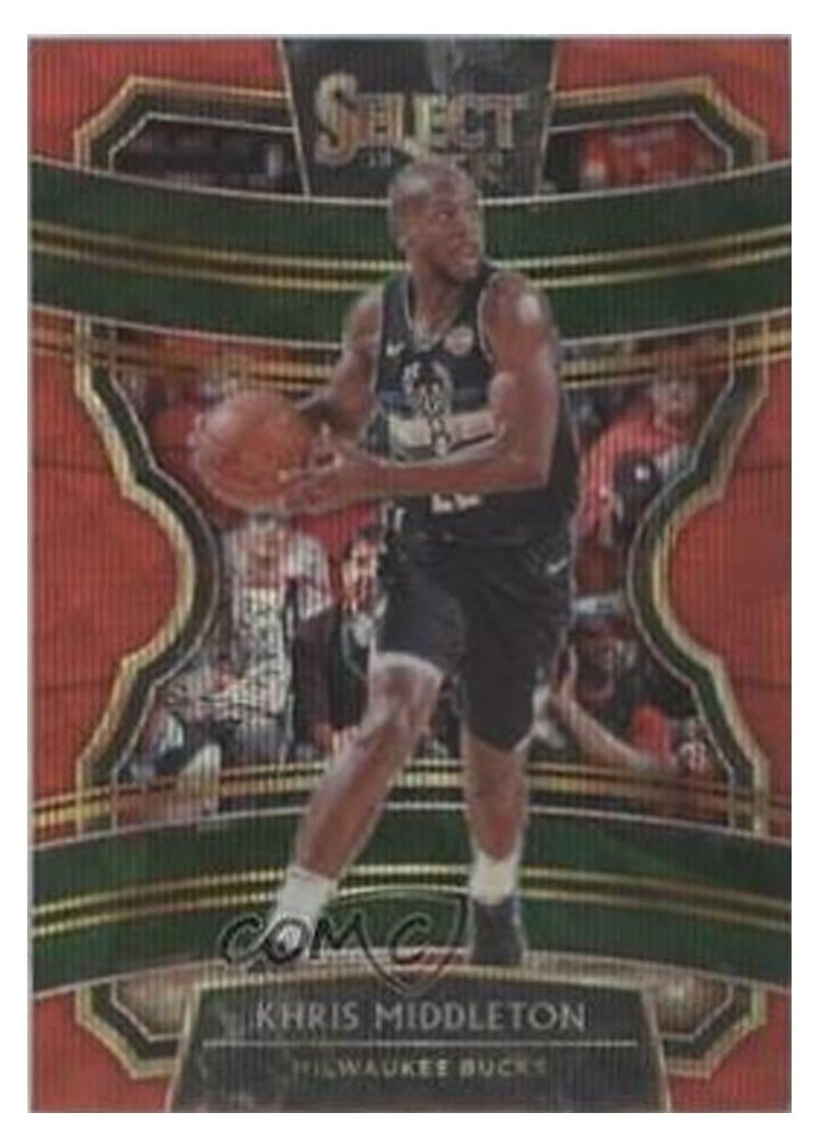 2019-20 Panini Select Base Set Khris Middleton #95 card