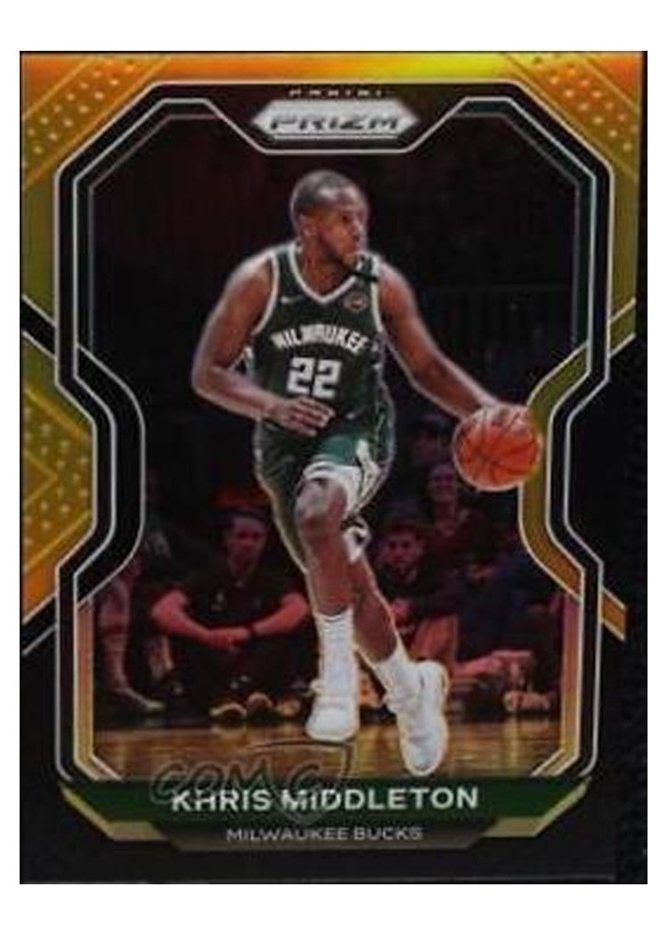 2020-21 Panini Prizm Base Set Khris Middleton #92 card
