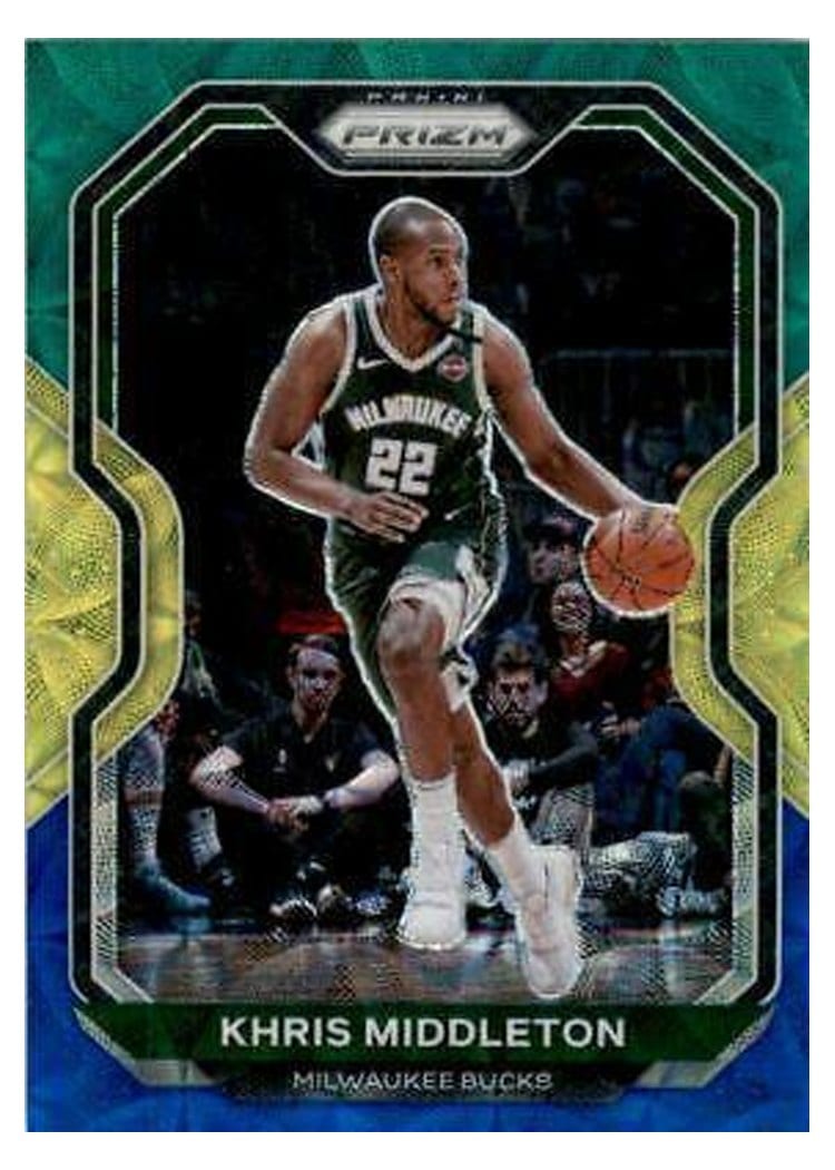 2020-21 Panini Prizm Base Set Khris Middleton #92 card
