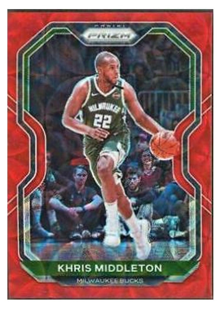 2020-21 Panini Prizm Base Set Khris Middleton #92 card