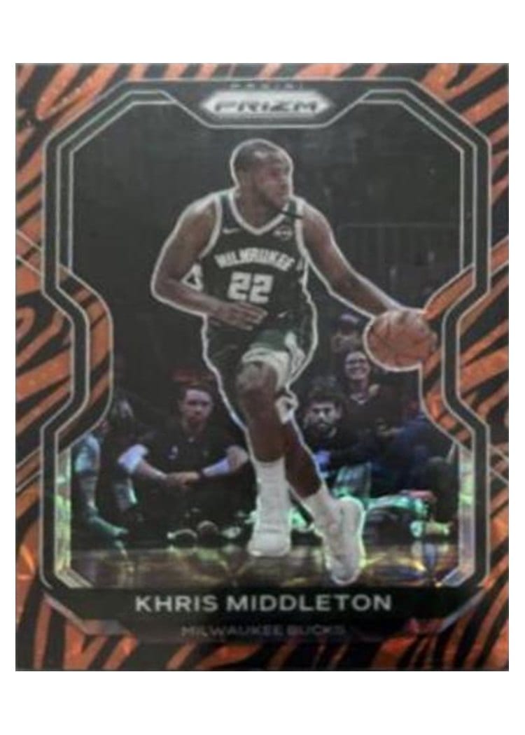 2020-21 Panini Prizm Base Set Khris Middleton #92 card