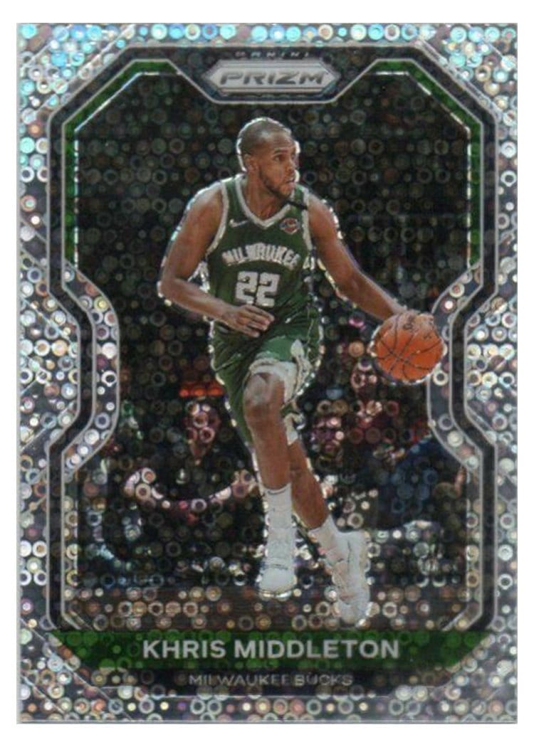 2020-21 Panini Prizm Base Set Khris Middleton #92 card