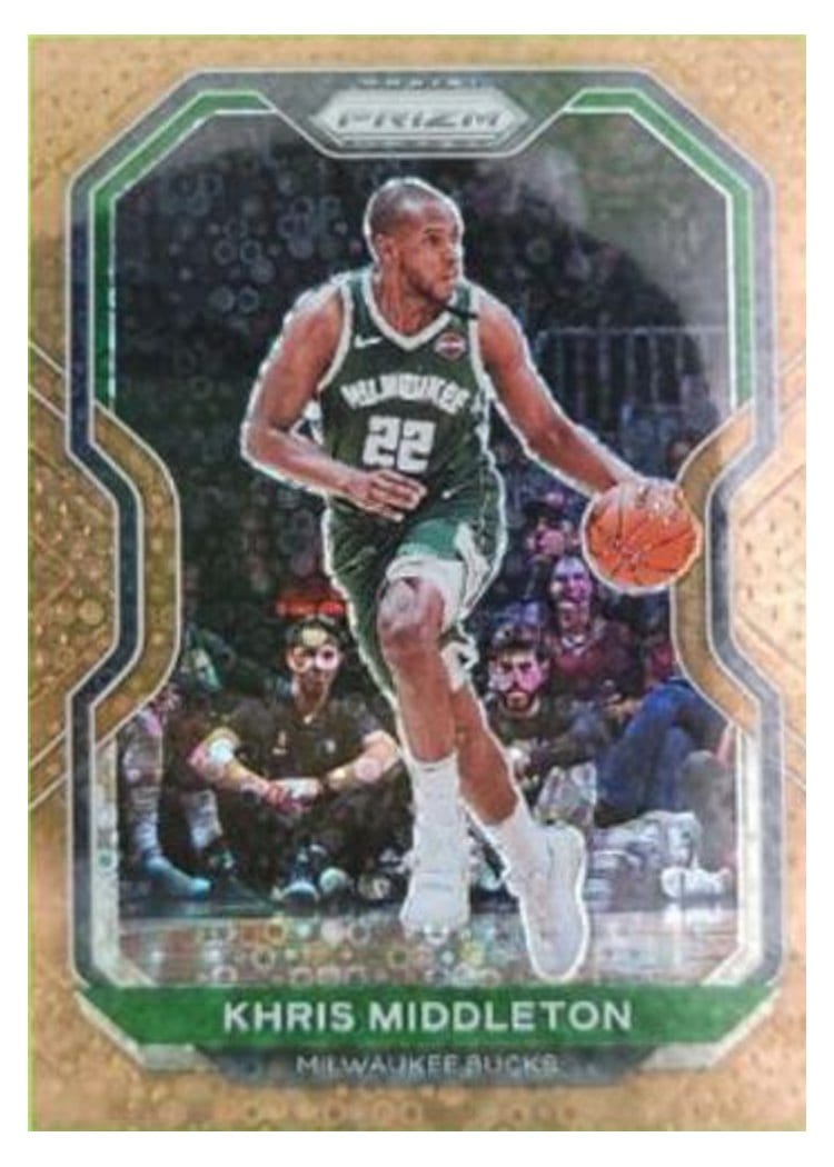2020-21 Panini Prizm Base Set Khris Middleton Fast Break Bronze Prizm #92 card