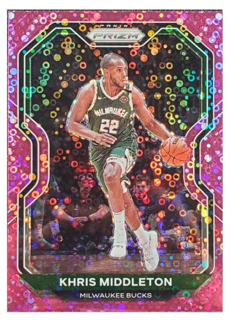 2020-21 Panini Prizm Base Set Khris Middleton #92 card