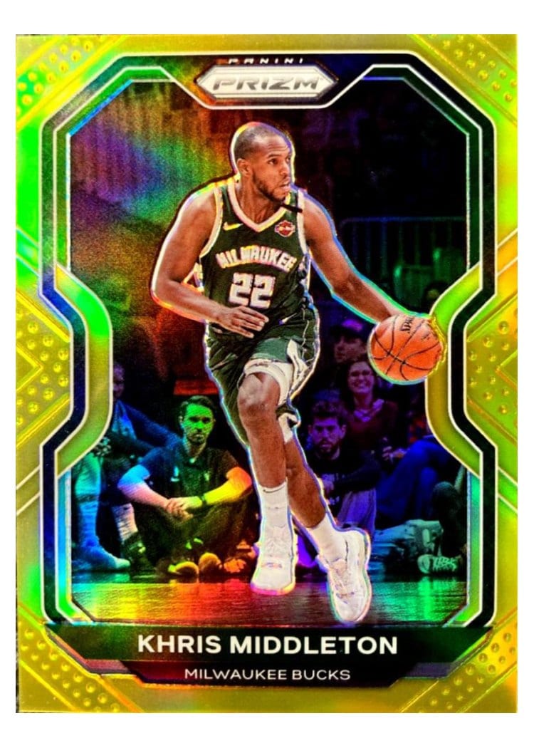 2020-21 Panini Prizm Base Set Khris Middleton #92 card