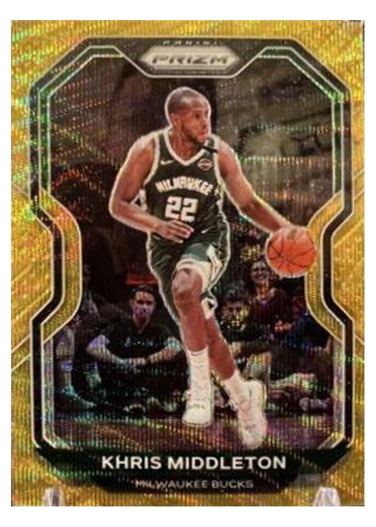 2020-21 Panini Prizm Base Set Khris Middleton #92 card