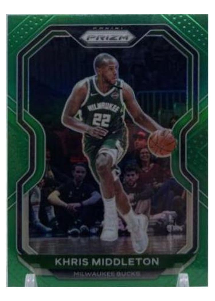 2020-21 Panini Prizm Base Set Khris Middleton #92 card