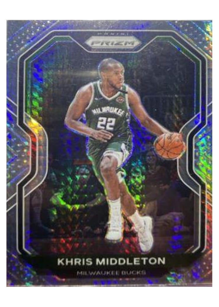 2020-21 Panini Prizm Base Set Khris Middleton #92 card