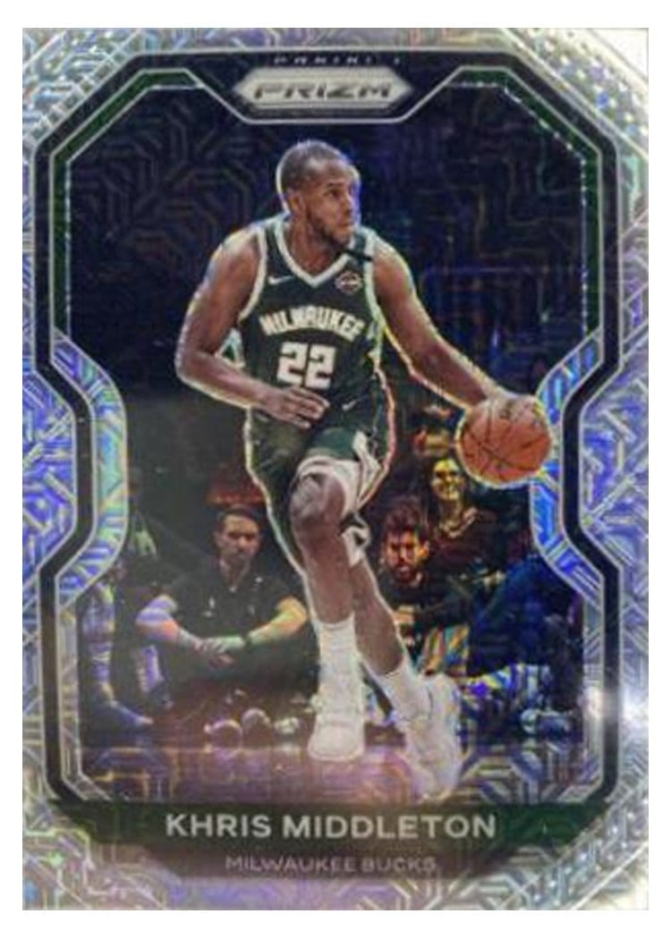 2020-21 Panini Prizm Base Set Khris Middleton #92 card