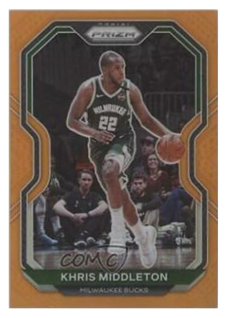 2020-21 Panini Prizm Base Set Khris Middleton #92 card