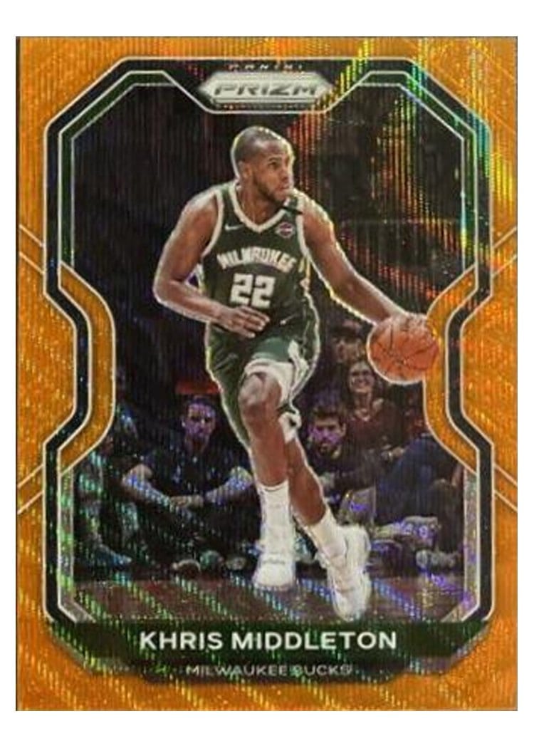 2020-21 Panini Prizm Base Set Khris Middleton #92 card