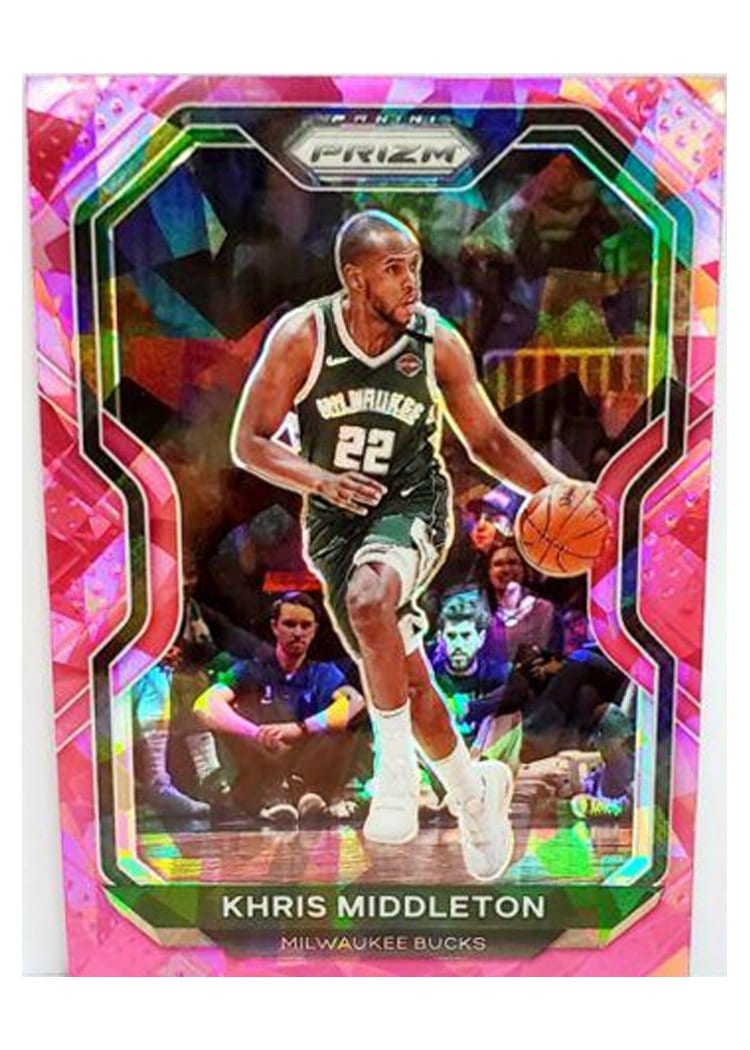 2020-21 Panini Prizm Base Set Khris Middleton #92 card