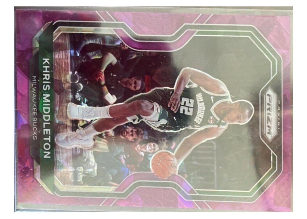 2020-21 Panini Prizm Base Set Khris Middleton #92 card