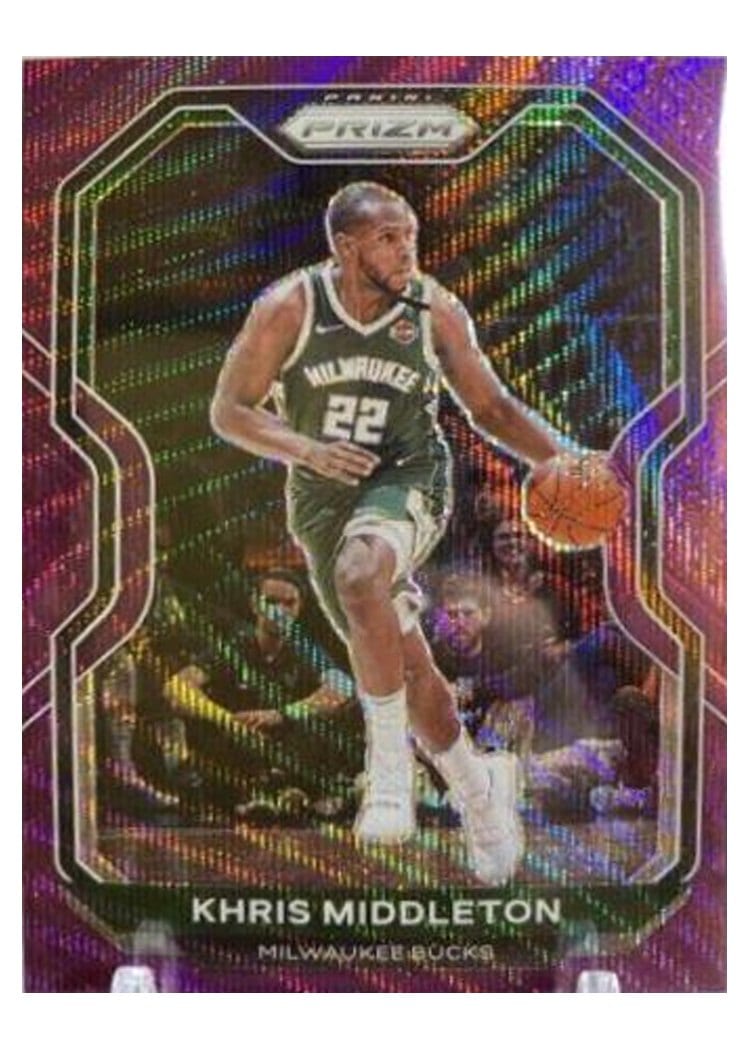 2020-21 Panini Prizm Base Set Khris Middleton #92 card