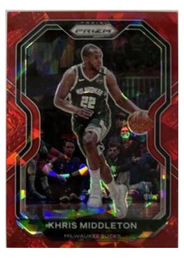 2020-21 Panini Prizm Base Set Khris Middleton #92 card