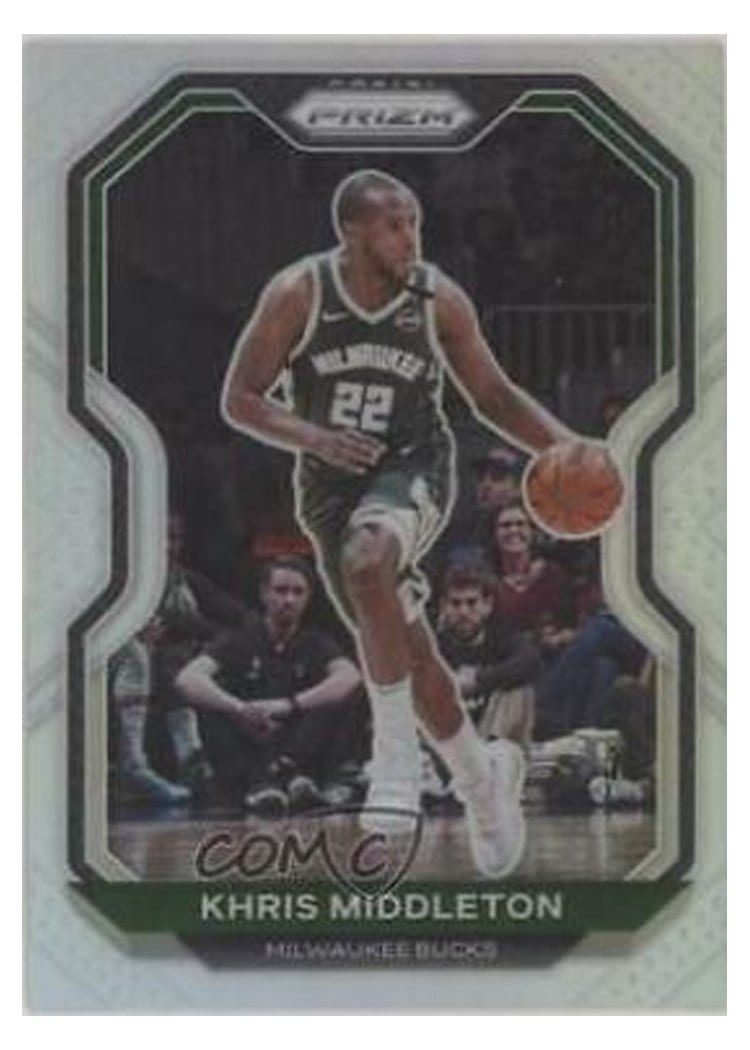 2020-21 Panini Prizm Base Set Khris Middleton #92 card