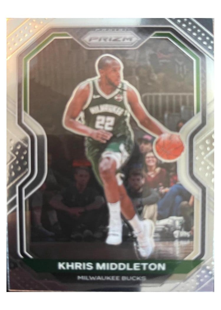 2020-21 Panini Prizm Base Set Khris Middleton #92 card