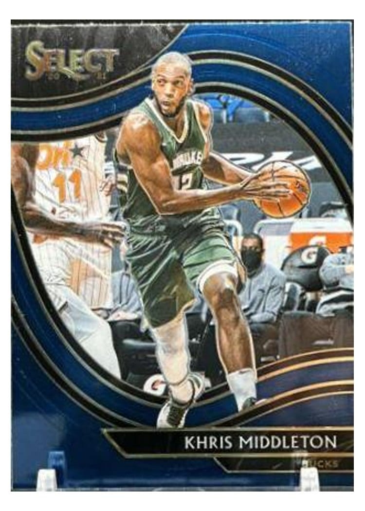 2020-21 Panini Select Base Set Khris Middleton #256 card