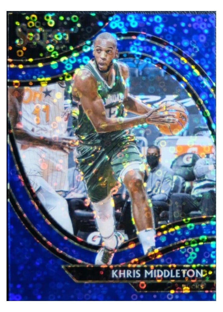 2020-21 Panini Select Base Set Khris Middleton #256 card