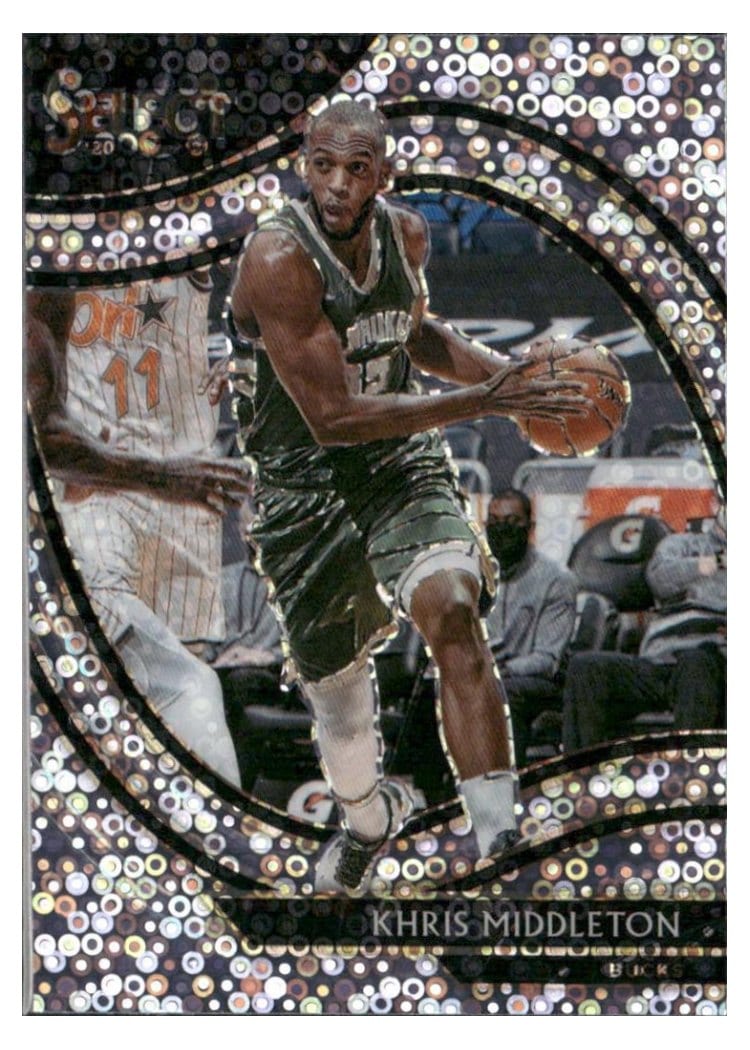 2020-21 Panini Select Base Set Khris Middleton #256 card
