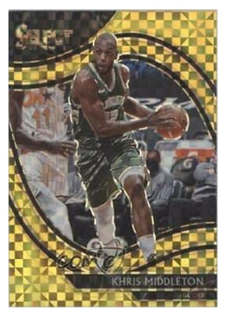 2020-21 Panini Select Base Set Khris Middleton #256 card