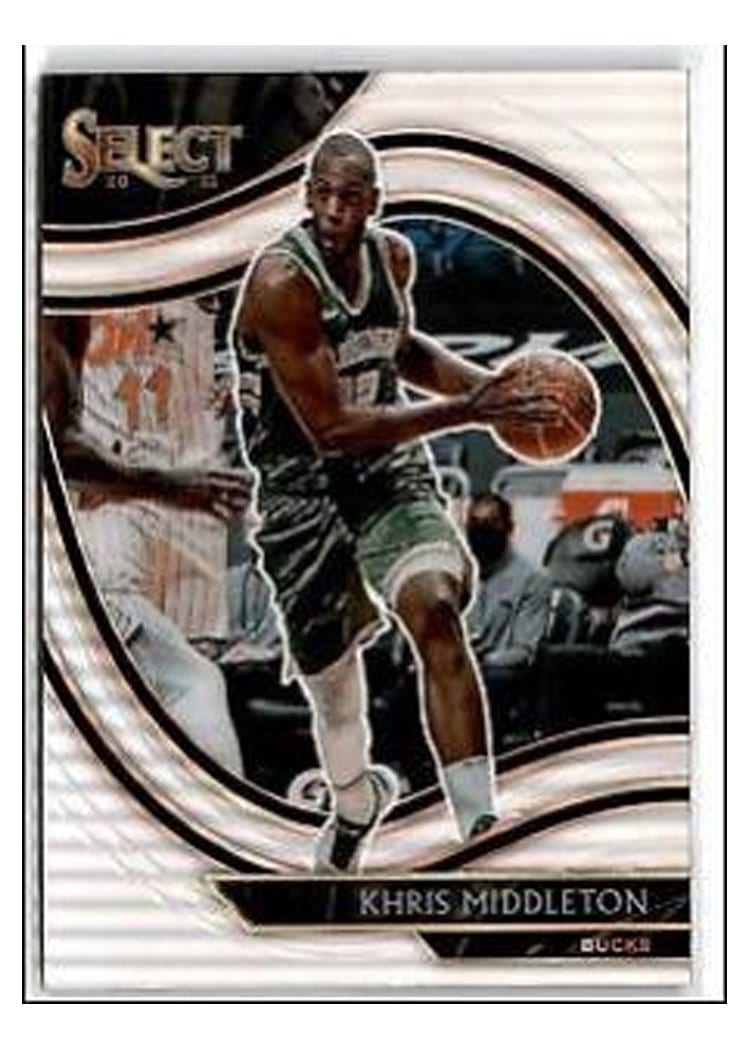 2020-21 Panini Select Base Set Khris Middleton #256 card