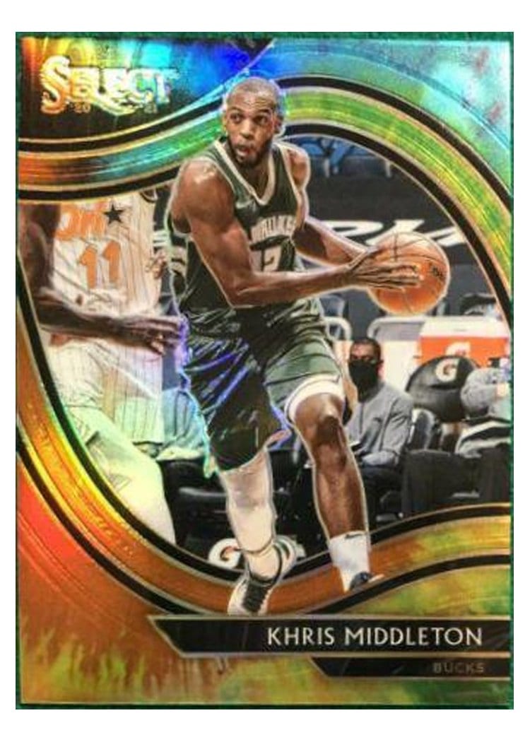 2020-21 Panini Select Base Set Khris Middleton #256 card