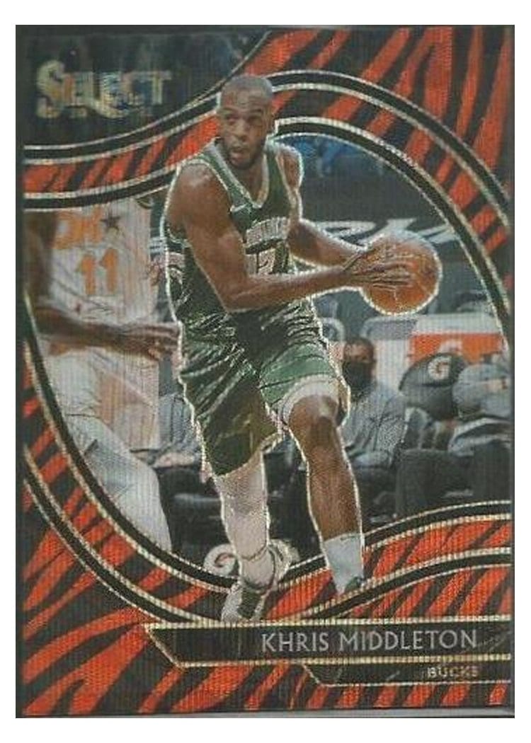 2020-21 Panini Select Base Set Khris Middleton #256 card