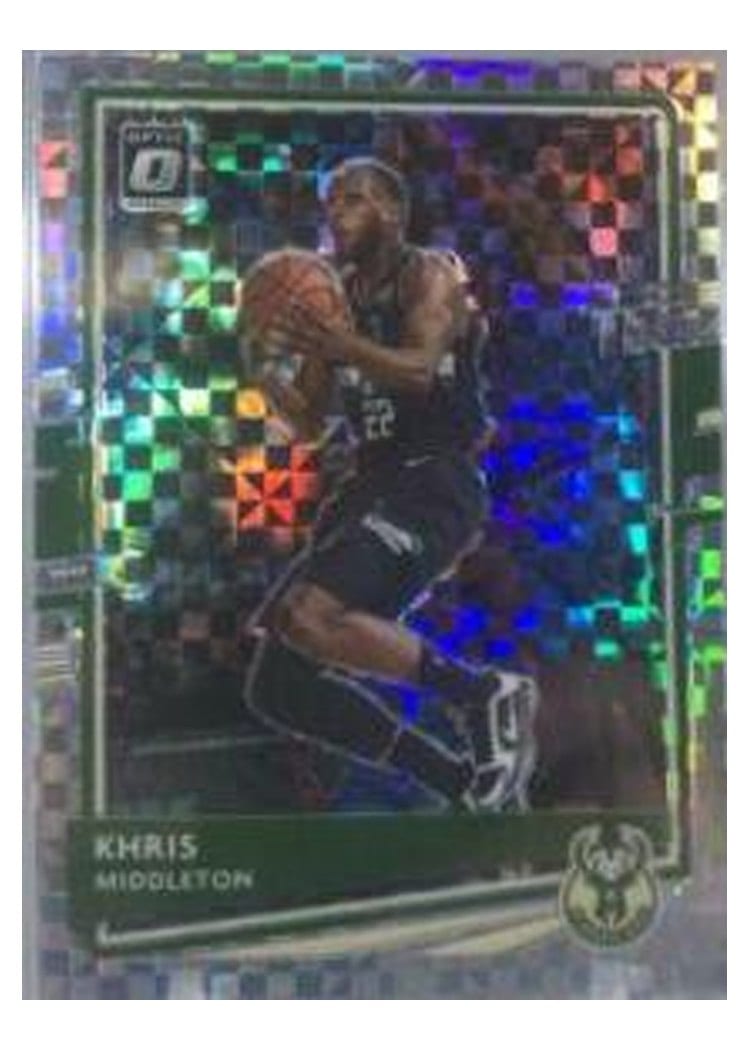 2020 Panini Donruss Optic Khris Middleton Checkerboard #55 card