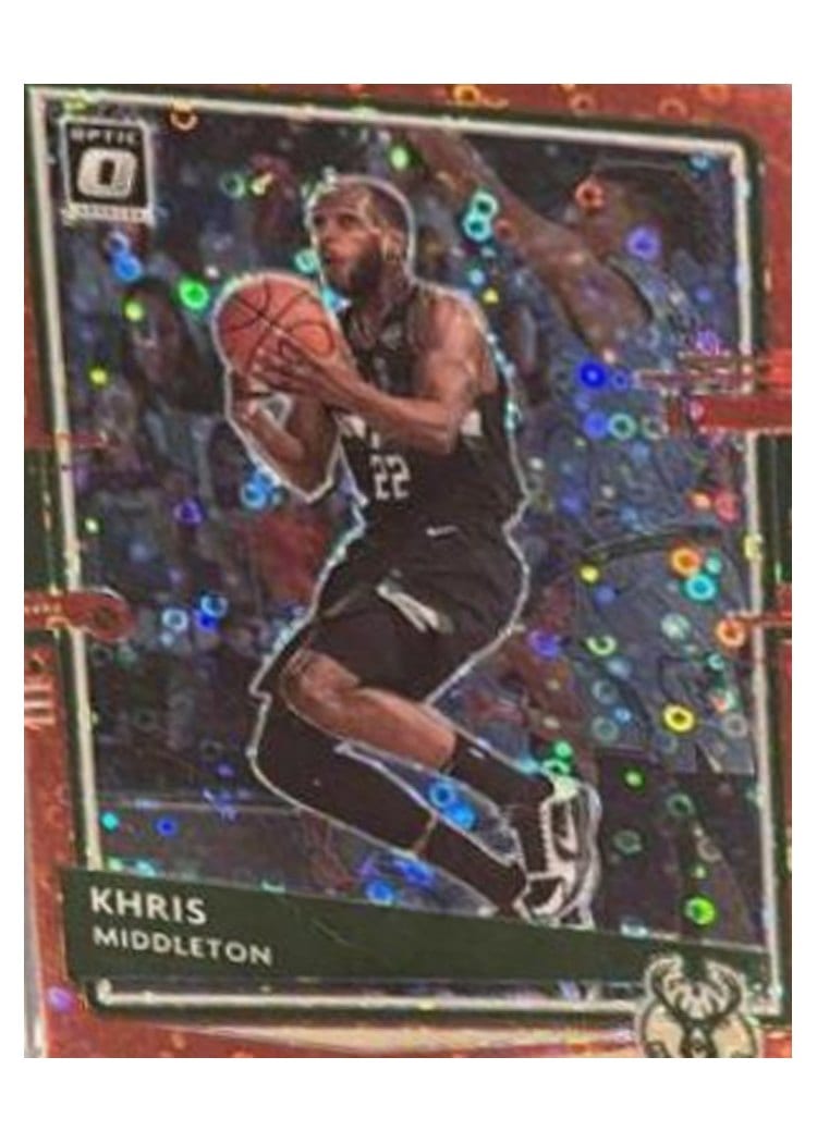 2020 Panini Donruss Optic Khris Middleton Fast Break Red #55 card