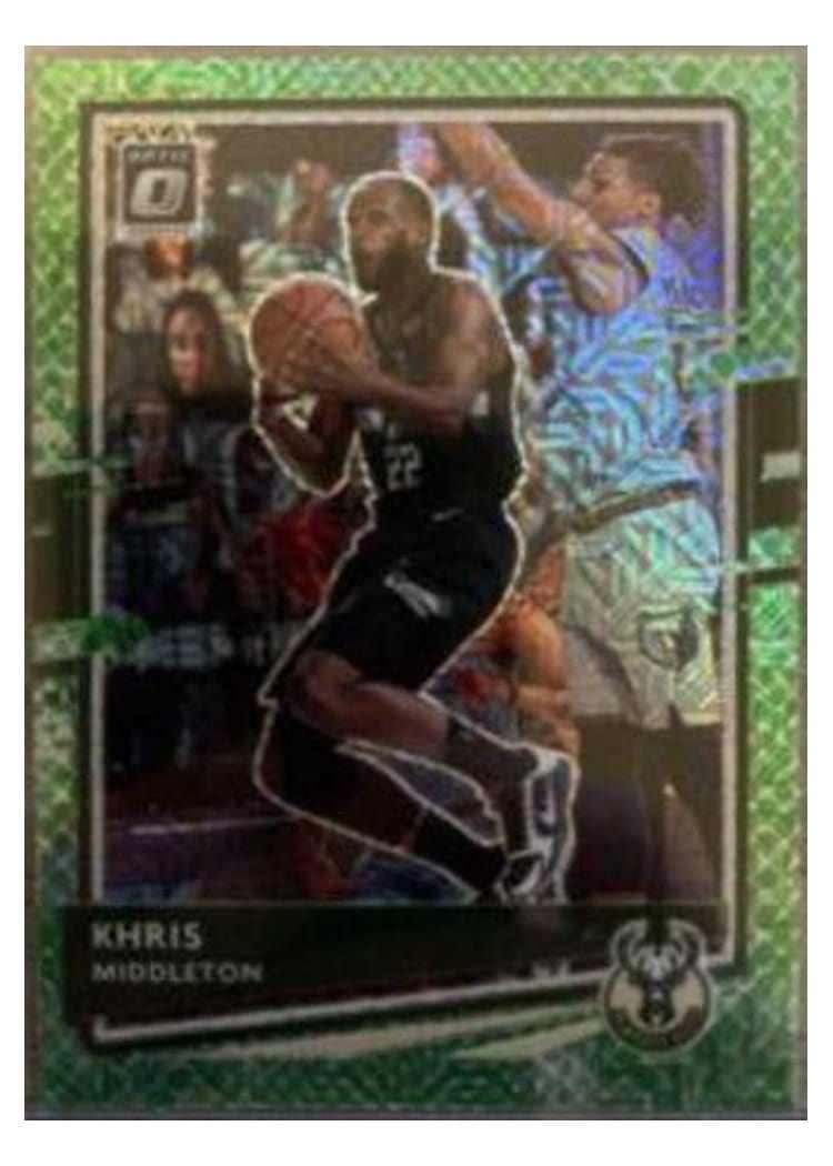 2020 Panini Donruss Optic Khris Middleton Choice Dragon #55 card