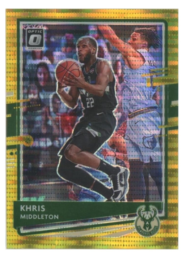 2020 Panini Donruss Optic Khris Middleton #55 card