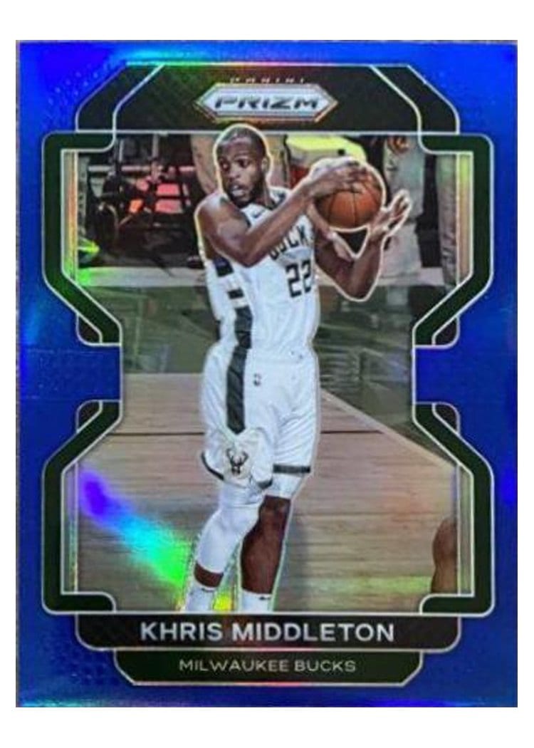 2021-22 Panini Prizm Base Set Khris Middleton #128 card