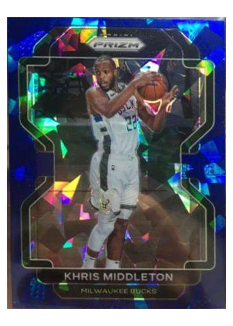 2021-22 Panini Prizm Base Set Khris Middleton #128 card