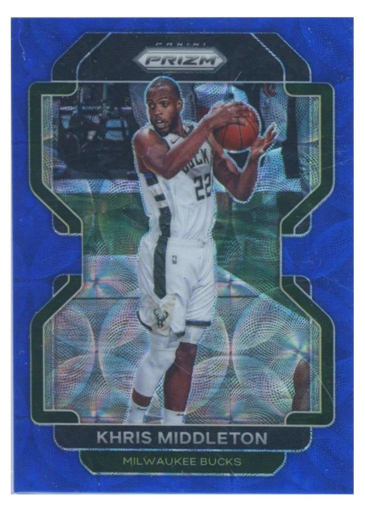 2021-22 Panini Prizm Base Set Khris Middleton #128 card