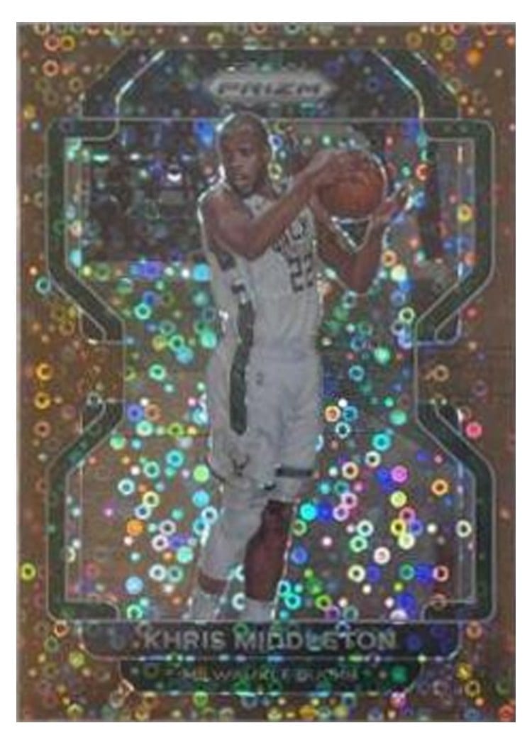 2021-22 Panini Prizm Base Set Khris Middleton #128 card