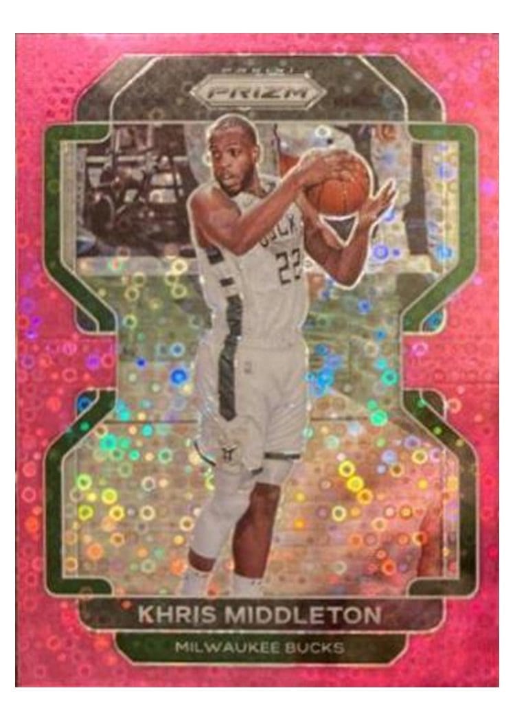 2021-22 Panini Prizm Base Set Khris Middleton #128 card