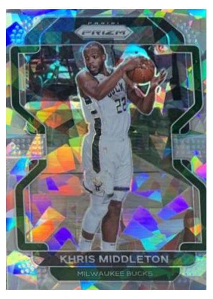 2021-22 Panini Prizm Base Set Khris Middleton #128 card