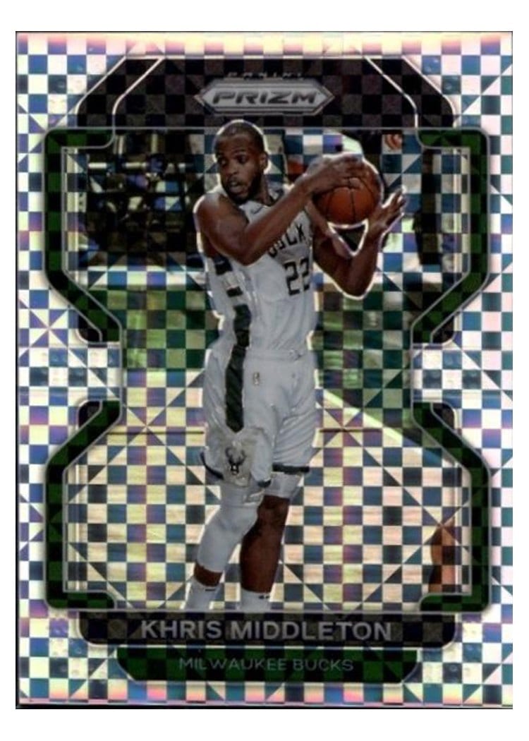 2021-22 Panini Prizm Base Set Khris Middleton #128 card