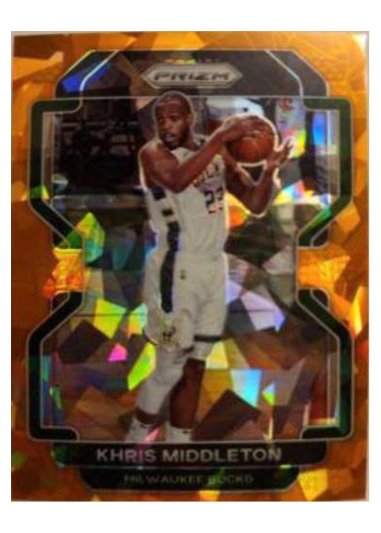 2021-22 Panini Prizm Base Set Khris Middleton #128 card