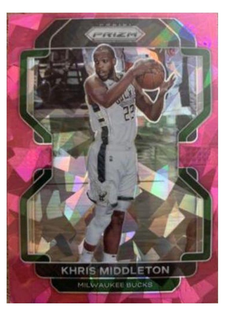 2021-22 Panini Prizm Base Set Khris Middleton #128 card